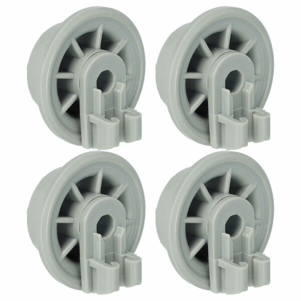 4x Rodas para Cesto Inferior de Máquina de Lavar Louça vhbw - Substitui Bosch, Siemens, Neff - ⌀ 35 mm