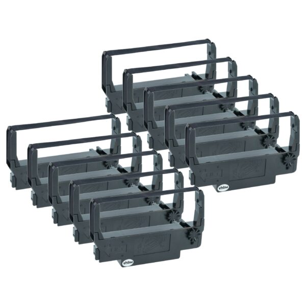 Pack 10x Fita de Tinta Compatível Epson C43S015451, 655N para Impressora Matricial Hyundai - Preto