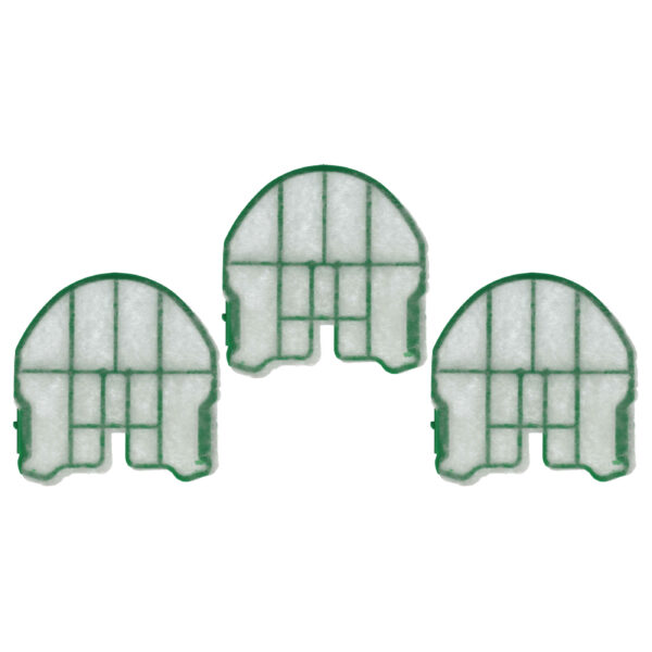 Pack 3x Filtros para Motor Vorwerk Kobold VB 100, VB100 - 8.6 x 9.2 cm