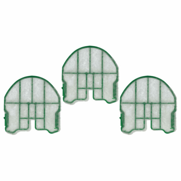 Pack 3x Filtros para Motor Vorwerk Kobold VB 100, VB100 - 8.6 x 9.2 cm