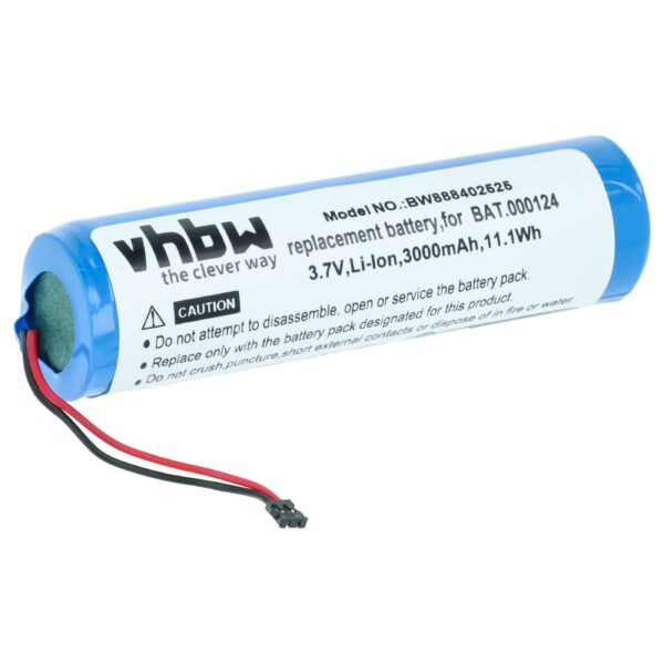 Bateria Vape Pen vhbw para Philip Morris BAT.000124 - 3000 mAh 3.7 V Li-Ion