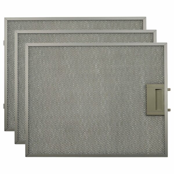 Filtro de Gordura Metálico 3x Compatível com Bosch Siemens 00703537 vhbw