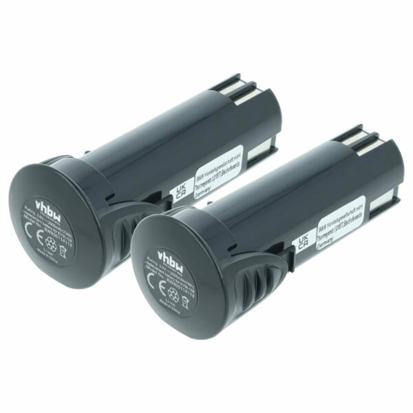 Pack 2x Bateria vhbw para Parafusos Panasonic EZ9L10, EY9L10B - 2000 mAh, 3.6 V, Li-Ion