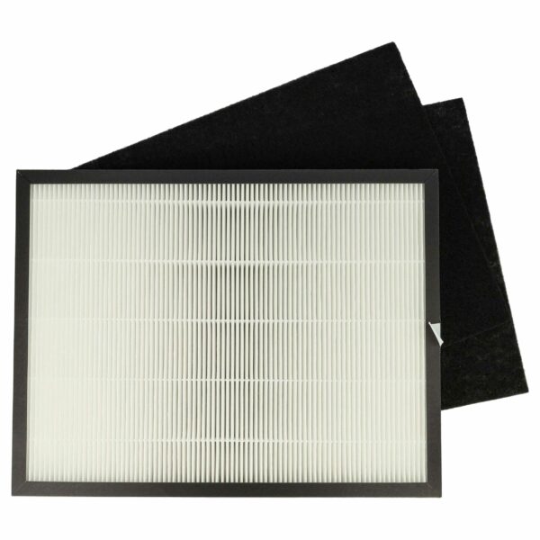Conjunto de 3 Filtros para Purificador de Ar Rowenta XD6040F0, H10 - Filtro HEPA e Carvão Ativado vhbw