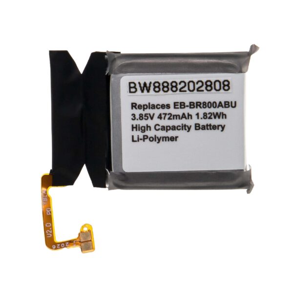 Bateria vhbw para Smartwatch Samsung GH43-04855A, EB-BR800ABU - 472 mAh 3.85 V Li-polímero
