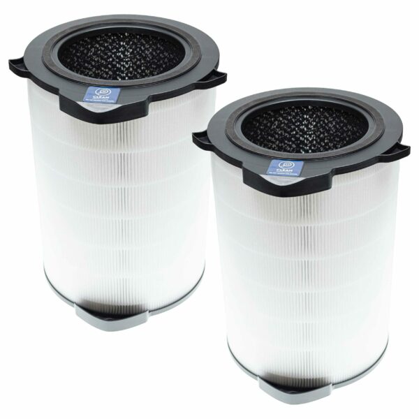 2x Filtro de Substituição para Purificador AEG AFDCLN6 - HEPA (H13) + Carvão Ativado vhbw