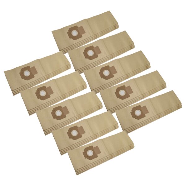 Pack 50x Sacos de Aspirador compatíveis com Makita P-70203 para Ghibli - papel