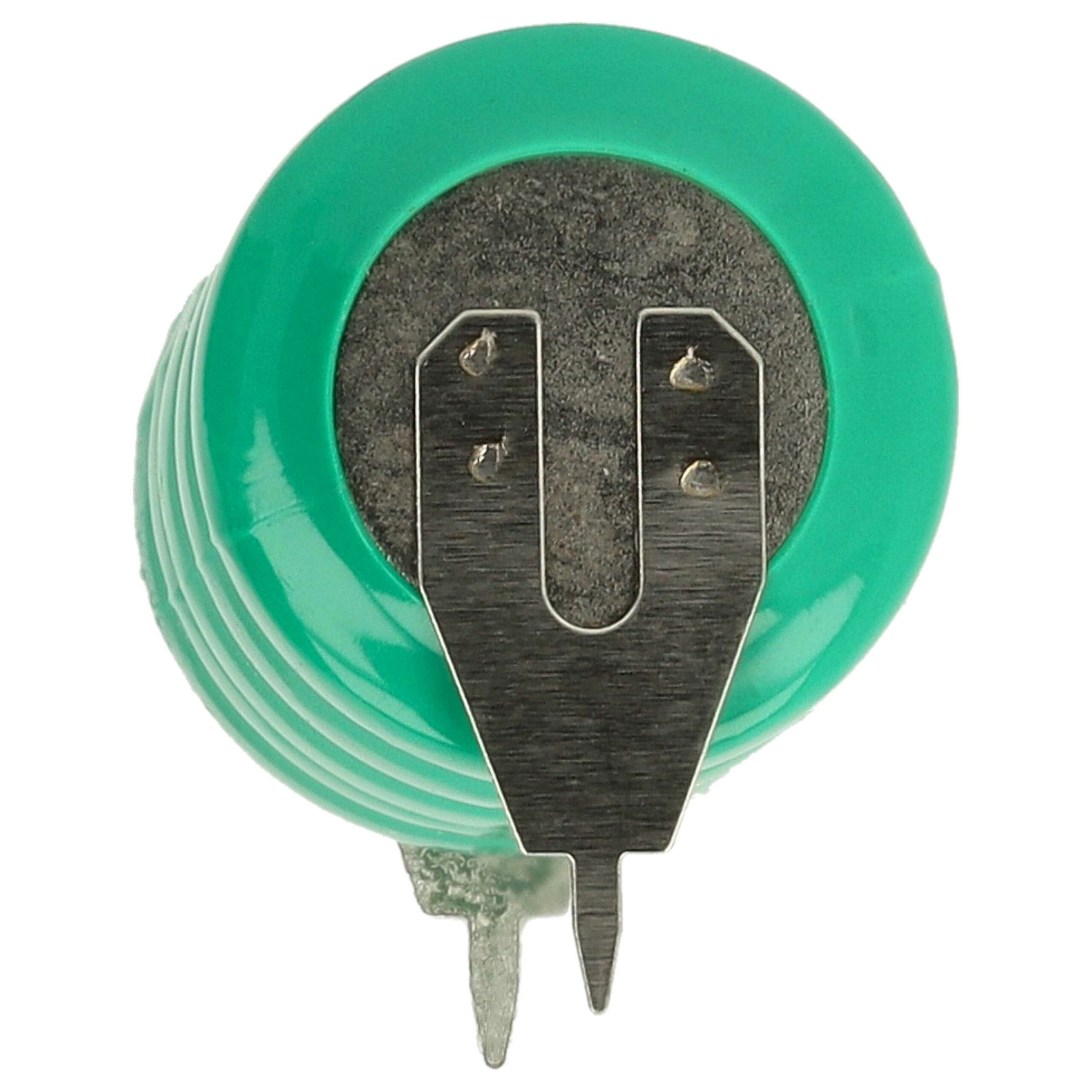 Bateria de Botão vhbw V80H 2 Pinos para Modelismo e Lâmpadas Solares - 80 mAh 6 V NiMH - Image 4