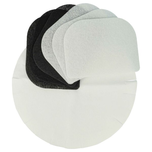 Conjunto de 12 Filtros para Fritadeira De Longhi 5525101500 - vhbw (3 Carvão Ativado, 6 Papel, 3 Gordura)
