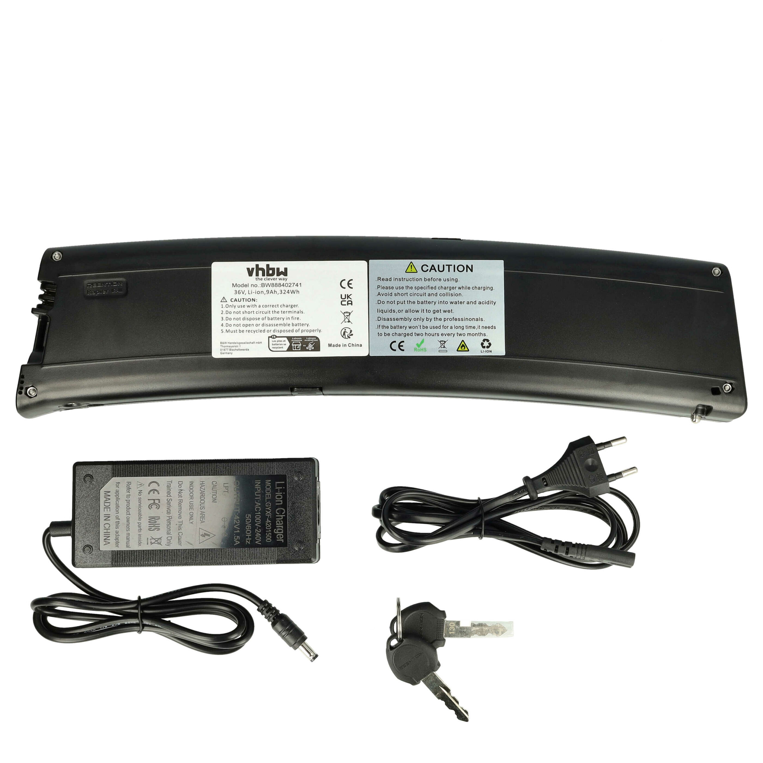 Bateria vhbw 36V 8.7Ah para Bicicletas Elétricas Carrera, Fischer, NCM, DeHawk e outras