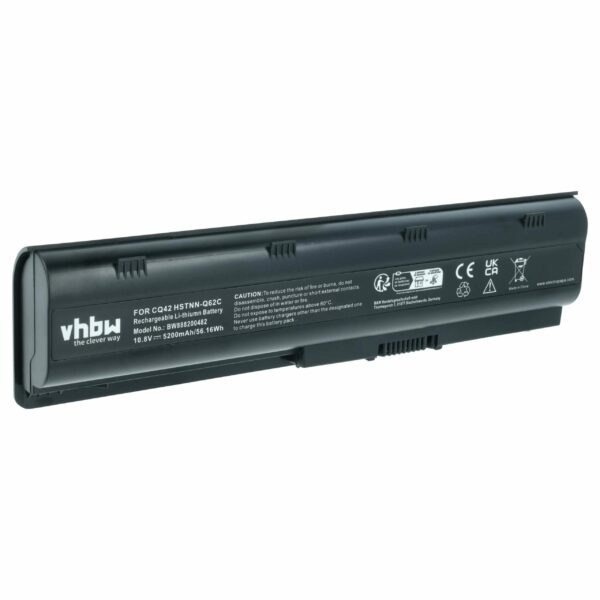 Bateria vhbw para Portátil HP Compaq - 5200 mAh 10.8 V Li-Ion
