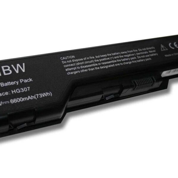 Bateria para Portátil vhbw para Dell XPS M1730 (6600 mAh, 11.1 V)
