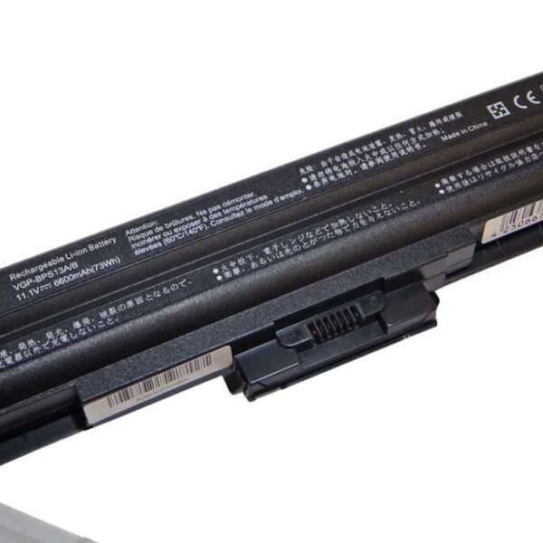 Bateria para Portátil Sony VGP-BPS13/B, VGP-BPS13, VGP-BPL21, VGP-BPL13 - 6600 mAh 11.1 V Li-Ion