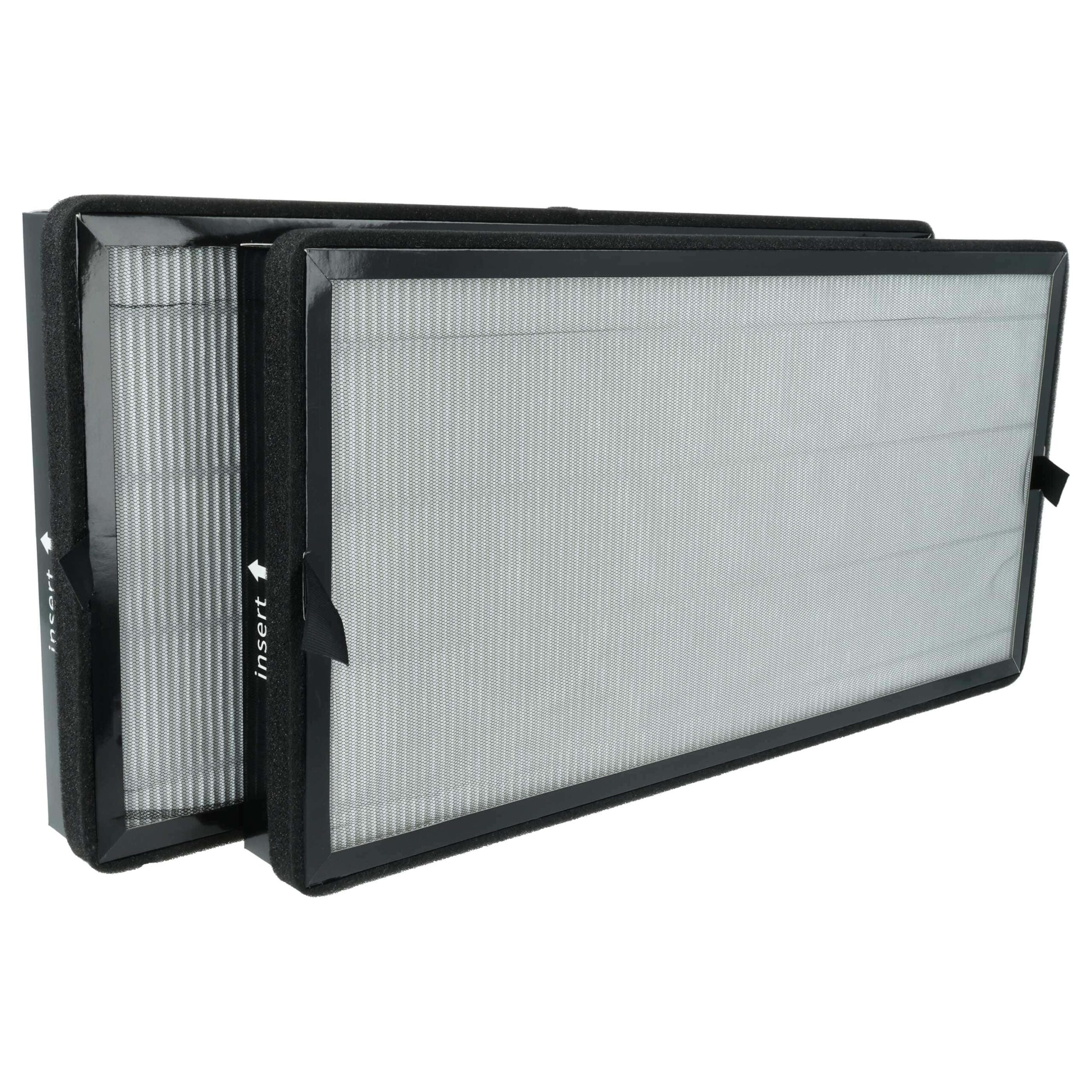 Filtro de Carvão Ativado vhbw (2x) Compatível com Kärcher 2.863-078.0 para Purificador de Ar