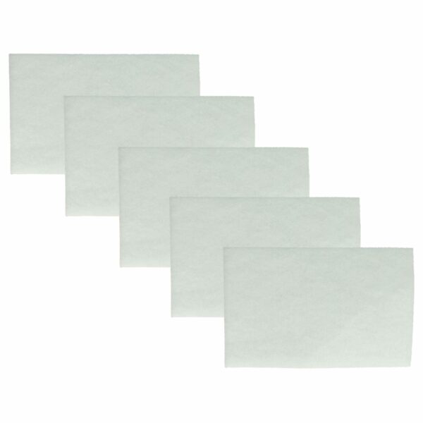 5x Filtros de Motor para Aspirador - Universal, Ajustável, 14.5 x 22 cm