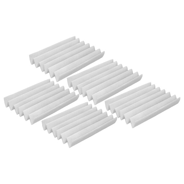 5x Pré-filtro de microfleece para Purificador de Ar Dustcontrol 42690 - vhbw