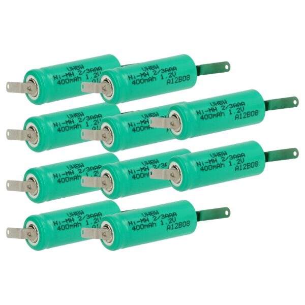 Bateria vhbw para Modelismo 10x 2/3AAA 400 mAh 1.2 V NiMH
