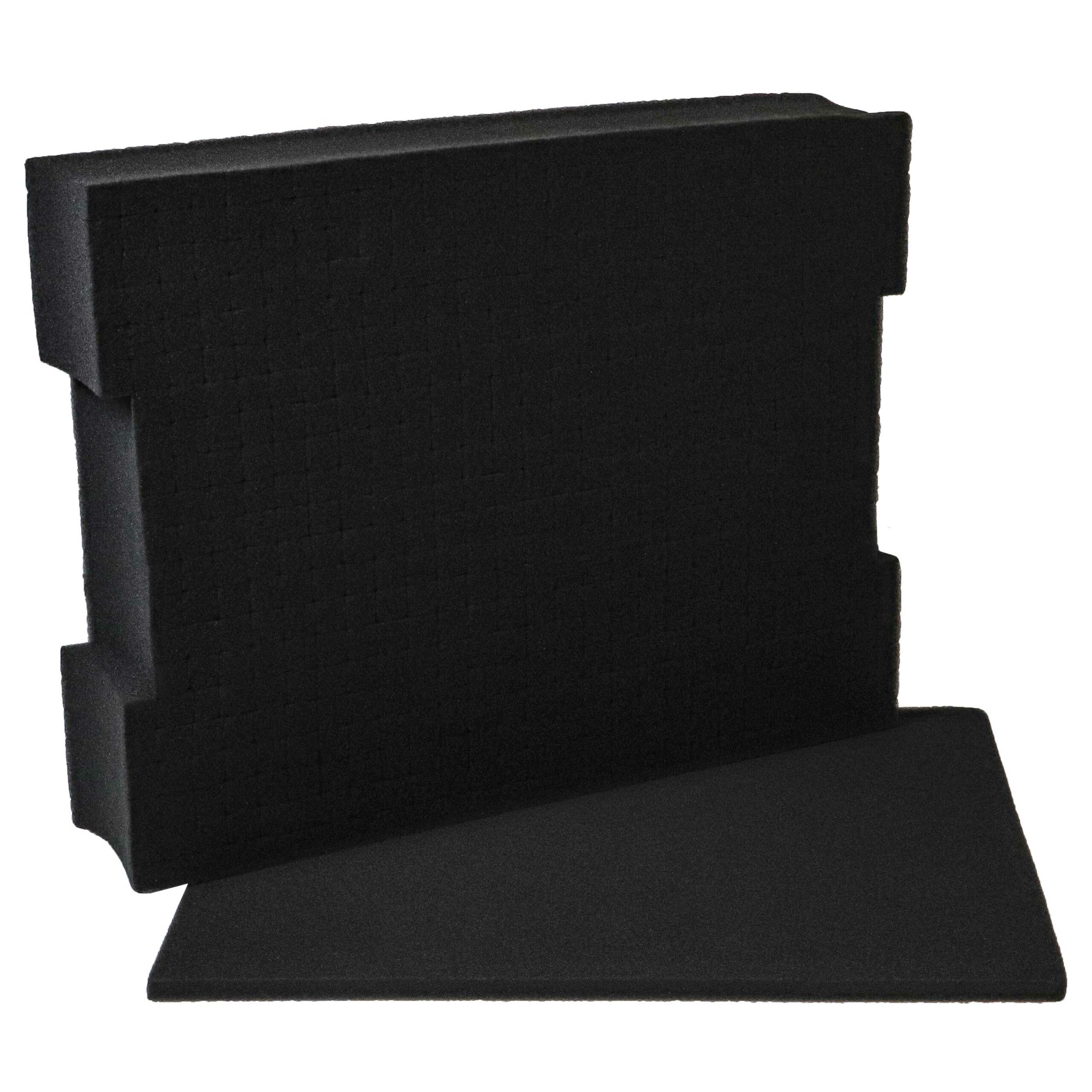 Placa de Espuma com Painel Base para Caixa de Ferramentas Bosch - vhbw