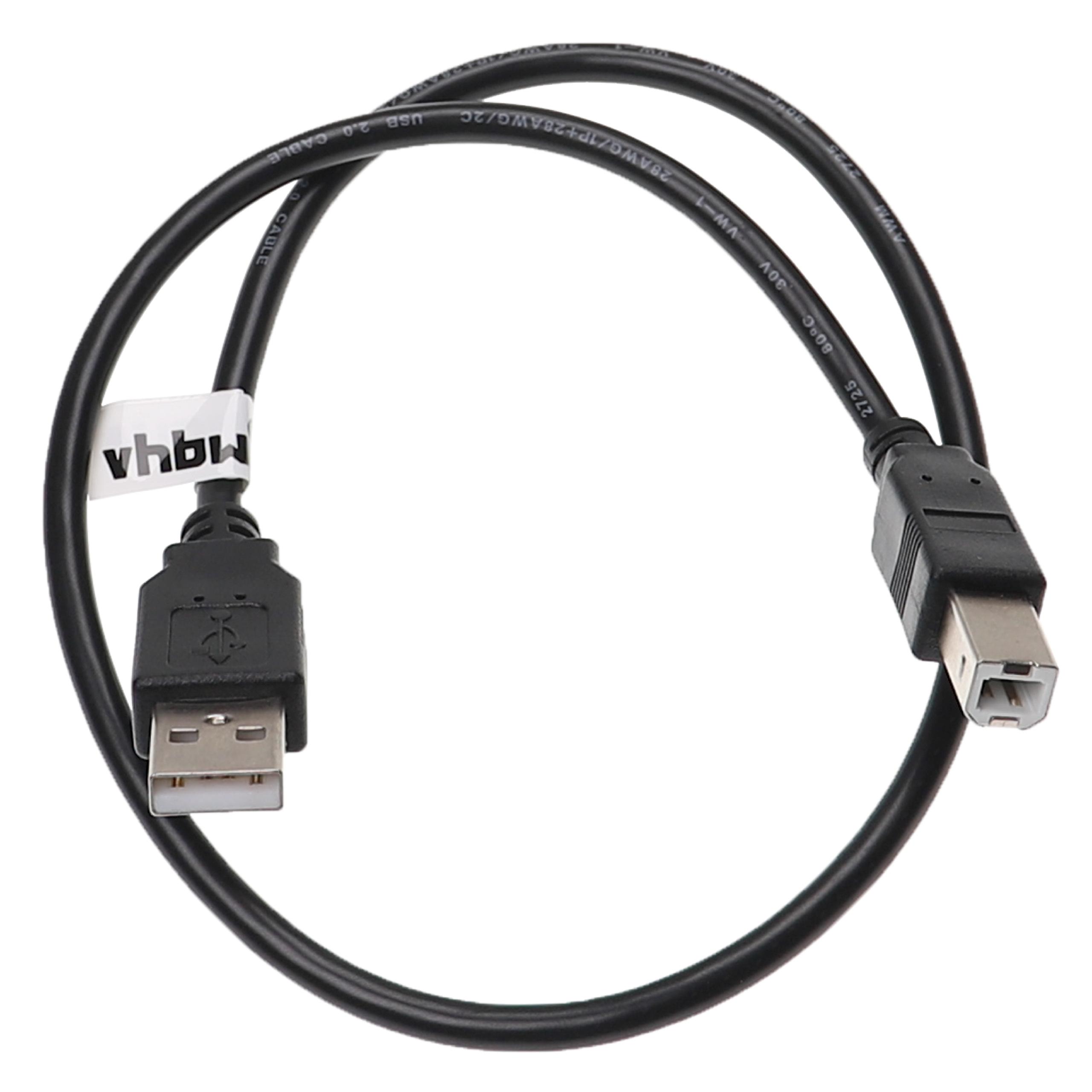 Cabo Adaptador USB A para USB B vhbw para Impressora, Scanner e Fax - 0.5m - Image 3