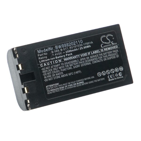 Bateria vhbw para Graphtec XU101035-17001A, B-569, B-517 - 3500 mAh 7.4 V Li-Ion