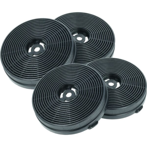 Filtro de Carvão Ativado para Coifa PKM CF155 - vhbw (Pack 4x) - 13.3 cm