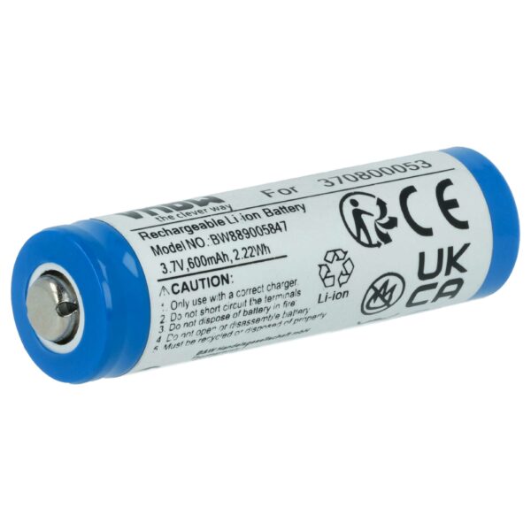 Bateria vhbw para Carrera 370800053 - 600 mAh 3.7 V Li-Ion para Modelos Telecomandados
