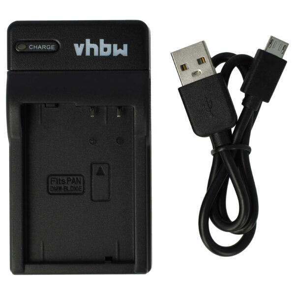 Carregador USB-C com Cabo para Panasonic Lumix DMC-GF2, DMC-GF2C, DMC-GF2K, DMC-GF2KEG-K