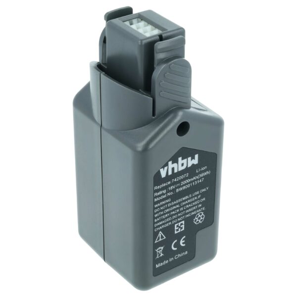Bateria de substituição vhbw para Wolf Garten Li-Ion Power-Pack 3 - 2000 mAh 18 V