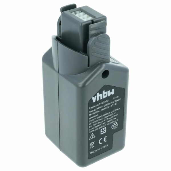 Bateria de substituição vhbw para Wolf Garten Li-Ion Power-Pack 3 - 2000 mAh 18 V