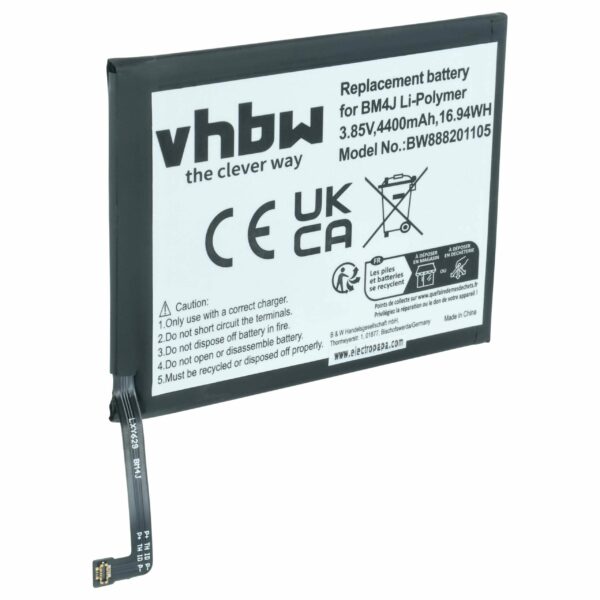 Bateria vhbw para Xiaomi / Redmi BM4J - 4400 mAh 3.85 V Li-polímero