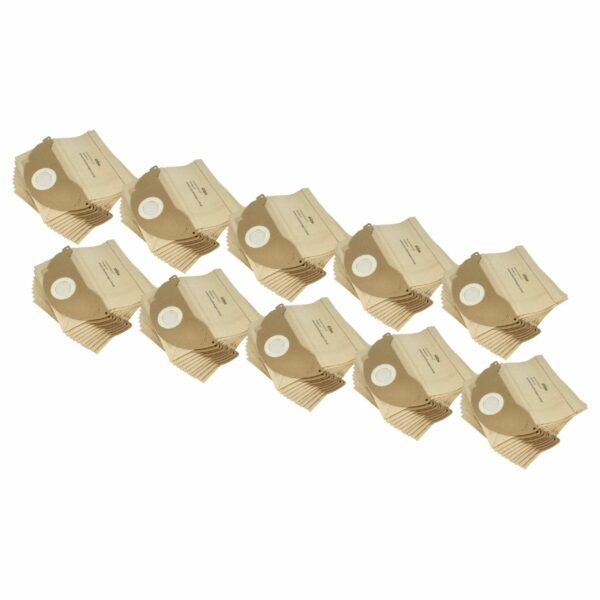 Pack 100x Sacos para Aspirador Kärcher 6.904-322, 6.904-322.0 - Papel vhbw