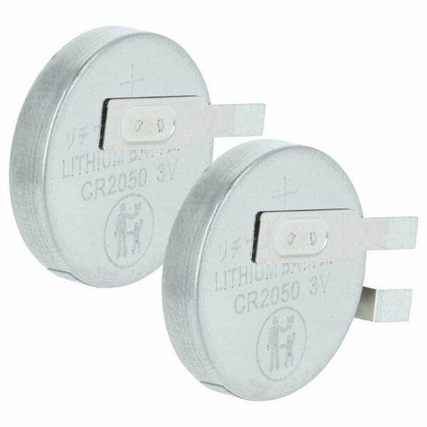 2x Bateria de Botão Recarregável vhbw CR2050HR Li-Ion 3V 0.35 Ah