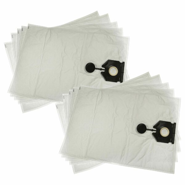 10x Saco para Aspirador Kärcher 2.889-154.0 vhbw - Microfleece