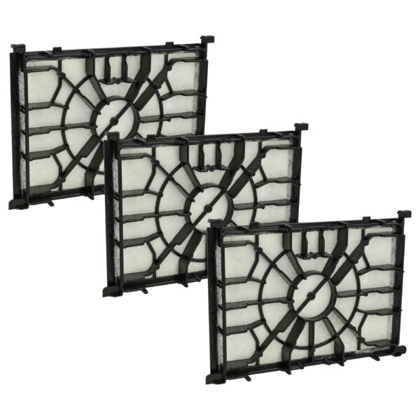 3x Filtro Motor de Substituição vhbw para Bosch Siemens 577227, 577117, 574727 - 11,2 x 16 cm