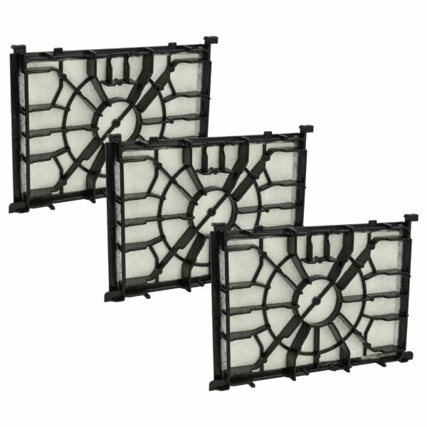 3x Filtro Motor de Substituição vhbw para Bosch Siemens 577227, 577117, 574727 - 11,2 x 16 cm