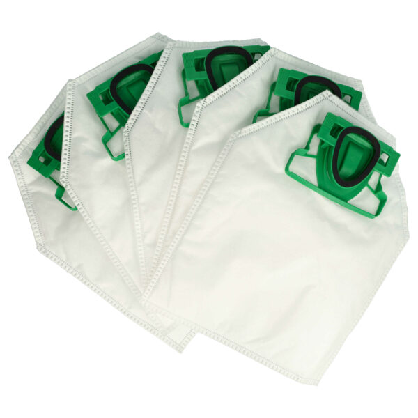 Pack 5x Sacos para Aspirador Vorwerk Kobold VK200, FP200 - Microfibra vhbw