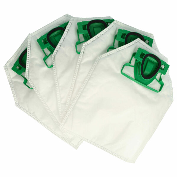 Pack 5x Sacos para Aspirador Vorwerk Kobold VK200, FP200 - Microfibra vhbw