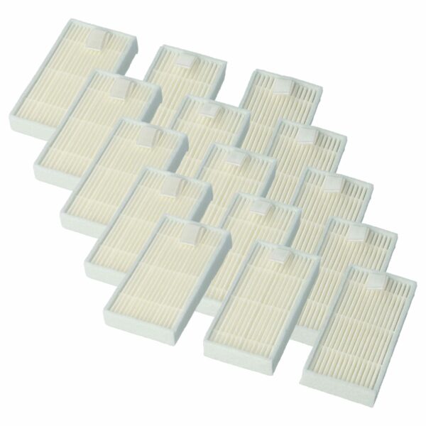 Conjunto de 15 Filtros HEPA H11 para Medion MD18500, MD18501, E32 SW, iLife V5, Proscenic 790T - vhbw