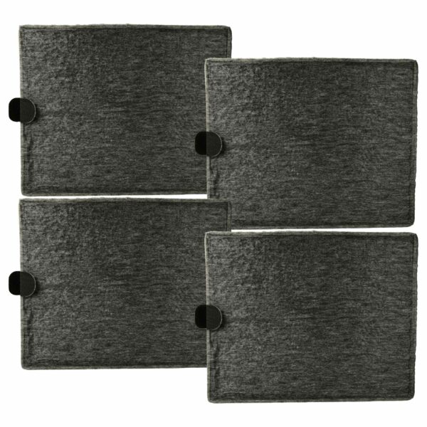 Filtro de Carvão Ativado 4x para Miele 4002514576091 - 26 x 21 x 1.8 cm