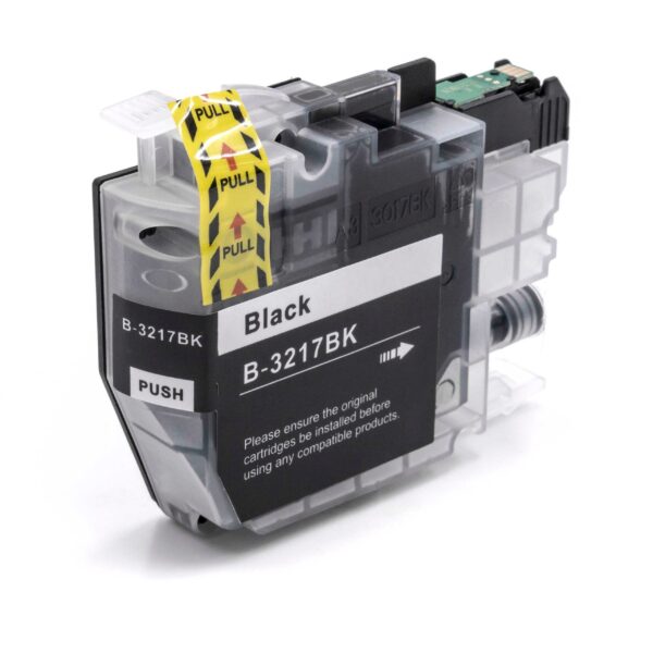 Cartucho de Tinta Compatível vhbw para Brother LC-3217BK - Preto 15 ml com Chip