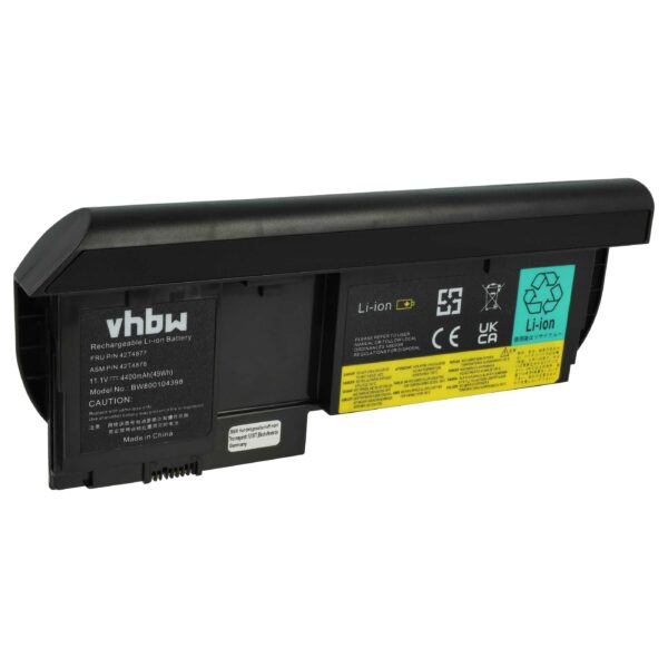 Bateria para Portátil Lenovo vhbw - 0A36316, 0A36286, 0A36285, 42T4879, 42T4877 - 4400 mAh 11.1 V Li-Ion