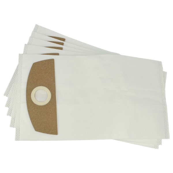 Pack com 5 Sacos para Aspirador Flex 487.287 Metabo - Microfleece vhbw