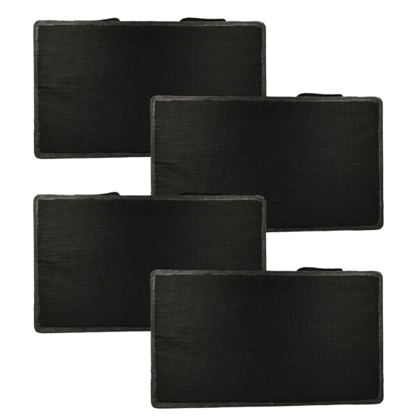 4x Filtro de Carvão Ativado Compatível com Miele 4002514270456 para Coifa - 40 x 23,5 x 3 cm