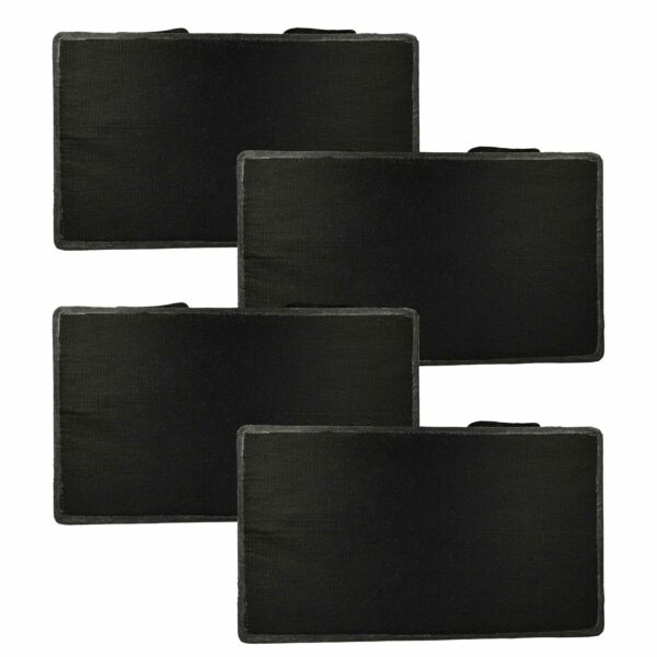 4x Filtro de Carvão Ativado Compatível com Miele 4002514270456 para Coifa - 40 x 23,5 x 3 cm