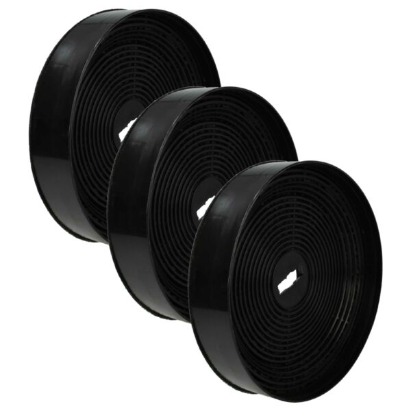 4x Filtro de Carvão Ativado de Substituição para Oranier KSC700, KSC 700, 9208 95 para Coifa MAN - 17.05 cm