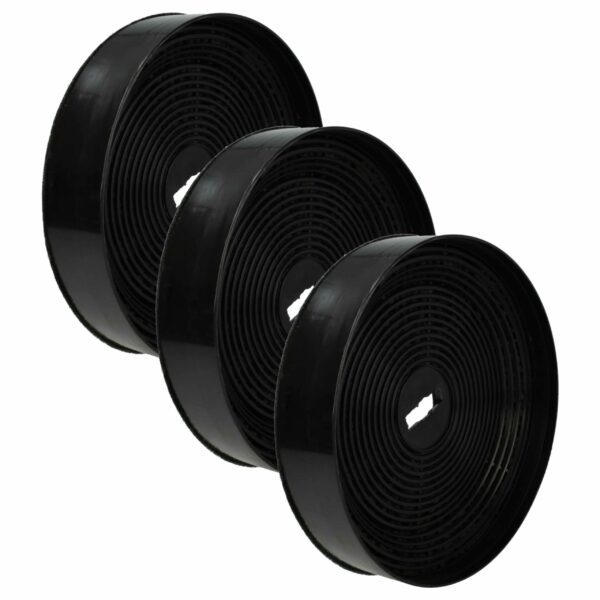 4x Filtro de Carvão Ativado de Substituição para Oranier KSC700, KSC 700, 9208 95 para Coifa MAN - 17.05 cm