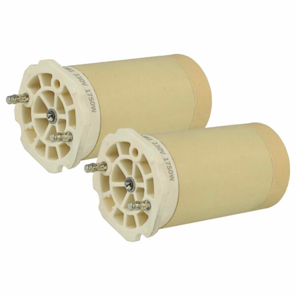 2x Elemento Aquecedor para Pistola de Solda a Ar Quente Leister 123.561 - Núcleo Cerâmico vhbw