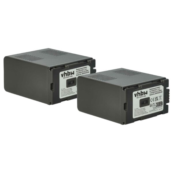 2x Baterias vhbw para Hitachi DZ-BP28, DZ-BP16 - 5400mAh, 7.4V, Li-Ion