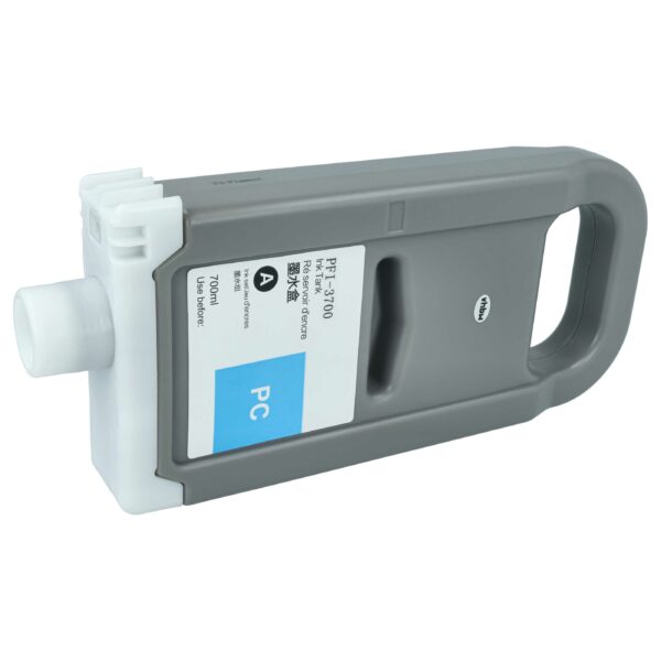 Tintas e Toners vhbw Cartucho de Tinta Foto Ciano 700 ml para Canon PFI-3700 PC
