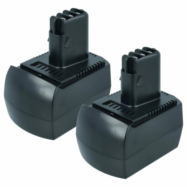 2x Bateria compatível Metabo 6.02151.50, 6.25473 - 3000 mAh, 12 V, NiMH